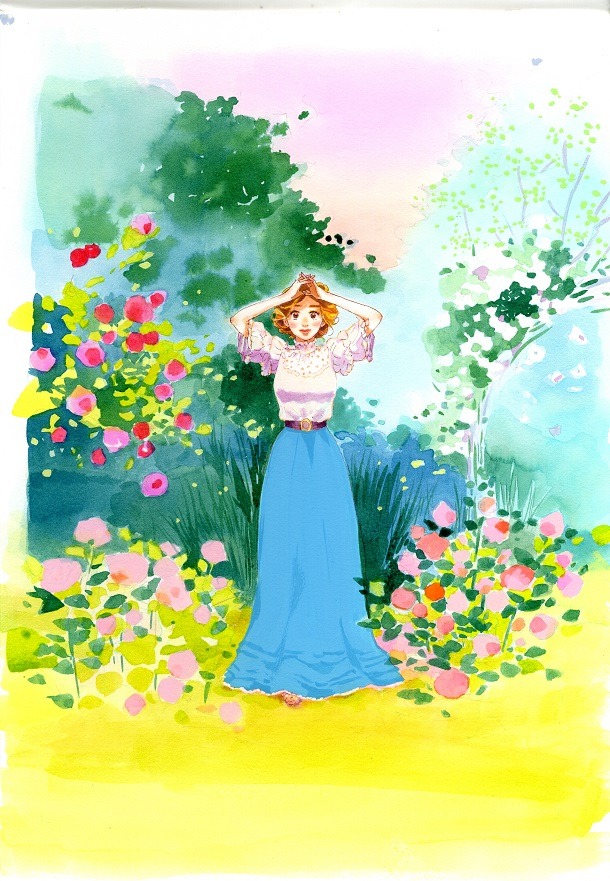 かわかみじゅんこ「フローラ」のカット。