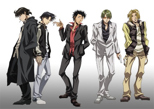 OVA「WILD ADAPTER」キャラクター設定画。