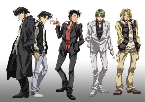 OVA「WILD ADAPTER」キャラクター設定画。