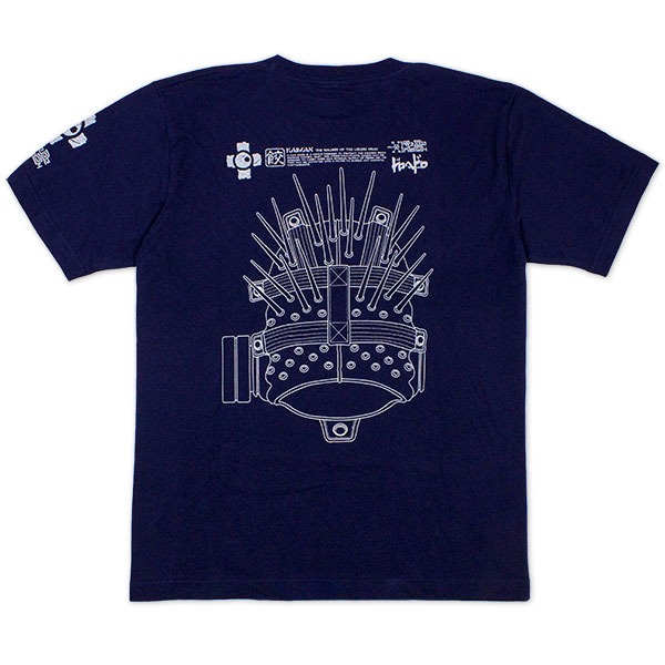 「VV GAS MASK MANUAL of KAIMAN T-SHIRTS (Navy)」