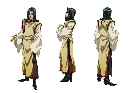 OVA「WILD ADAPTER」鵠のキャラクター設定画。