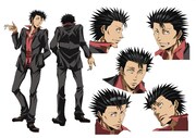 OVA「WILD ADAPTER」修司のキャラクター設定画。