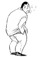 「捨てがたき人々」の主人公・狸穴勇介。(c)ジョージ秋山