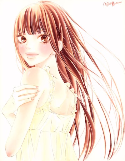 「君に届け」のカット。(c)椎名軽穂 /集英社マーガレットコミックス