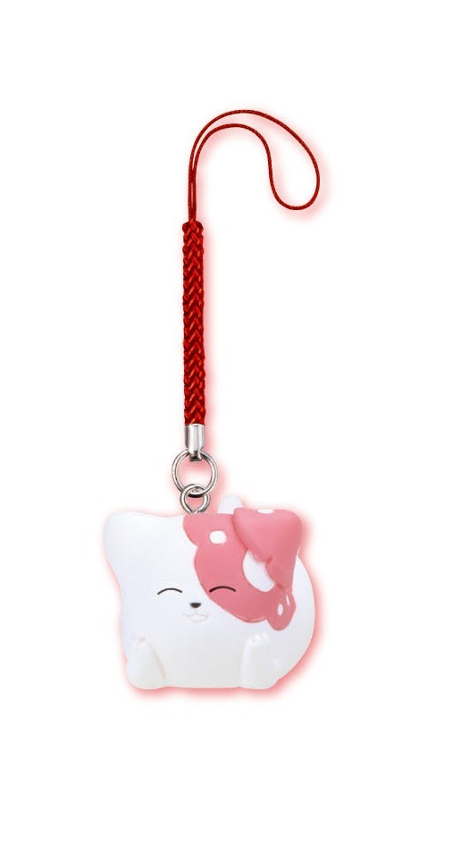 カプセルトイ「きのこいぬ根付」の1種類、「尻尾ふりふりきのこいぬ」。(c)KIMAMA AOBOSHI／TOKUMA SHOTEN