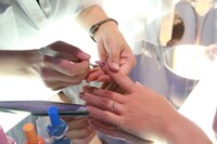 ネイルのタッチ＆トライコーナー。