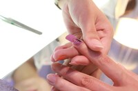 ネイルのタッチ＆トライコーナー。