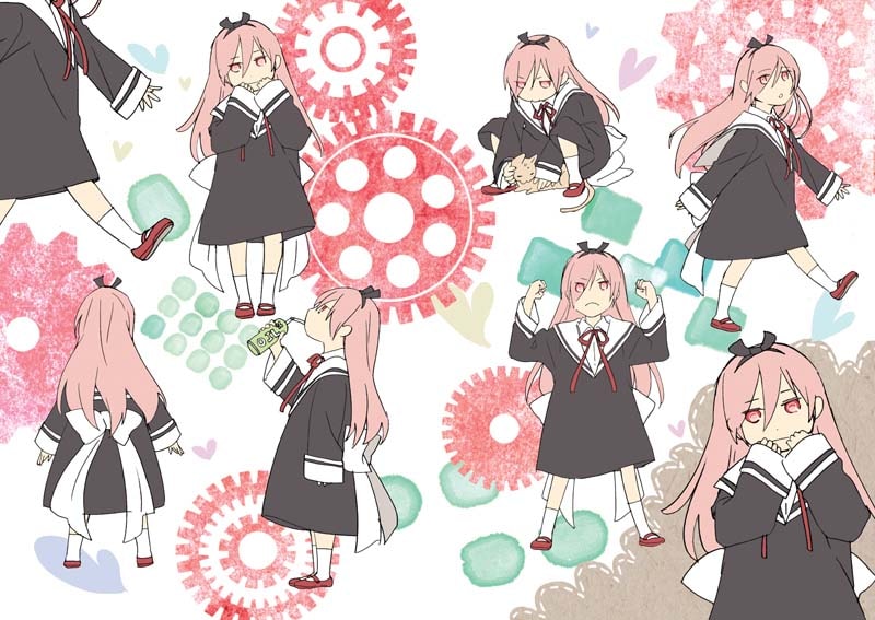 よしだもろへ「ロボットのモモちゃん」扉イラスト (c)よしだもろへ／集英社