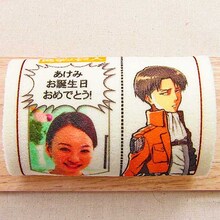 「リヴァイ」の写真＆メッセージ入りプリロール。(c)諫山創・講談社／「進撃の巨人」製作委員会