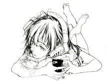 松本嵩春「嫌いになれない（仮）」の予告カット。