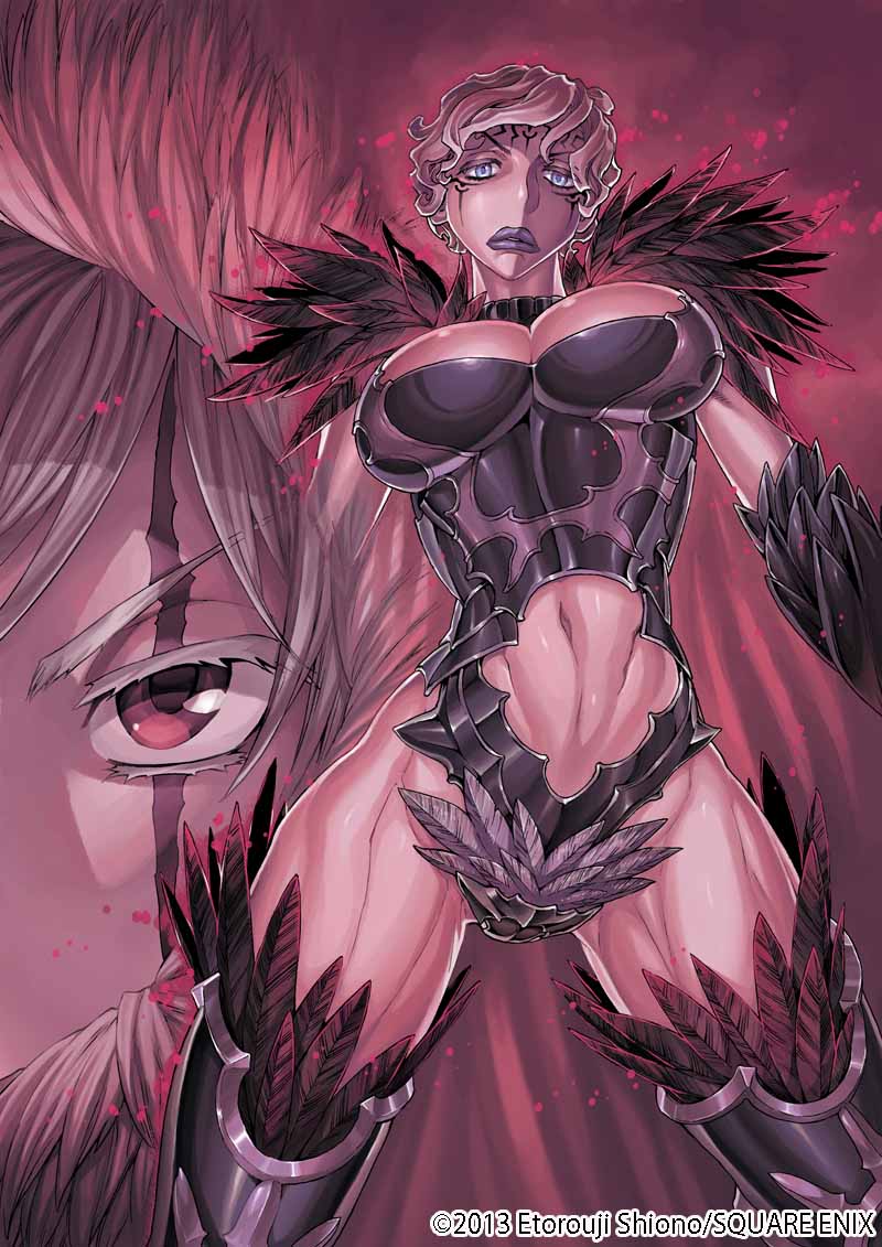 塩野干支郎次「ユーベルブラット」14巻の表紙イラスト。