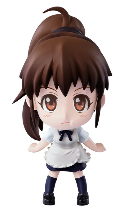 A賞「種島ぽぷら きゅんキャラ」では、「ちっちゃくないよ！」と頬を膨らませるシーンを再現。(c)高津カリノ/スクウェアエニックス・「WORKING!!2」製作委員会