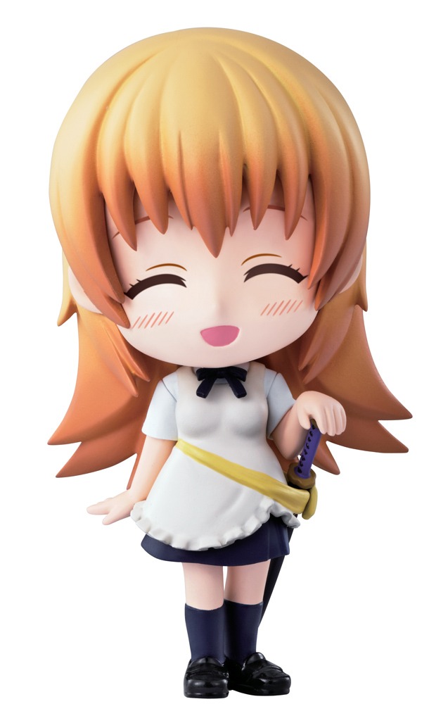 D賞「轟八千代 きゅんキャラ」腰に日本刀を下げた八千代。(c)高津カリノ/スクウェアエニックス・「WORKING!!2」製作委員会