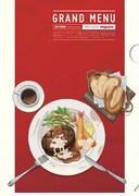 J賞「クリアファイル【3枚セット】」の1種。(c)高津カリノ/スクウェアエニックス・「WORKING!!2」製作委員会