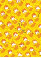 J賞「クリアファイル【3枚セット】」の1種。(c)高津カリノ/スクウェアエニックス・「WORKING!!2」製作委員会