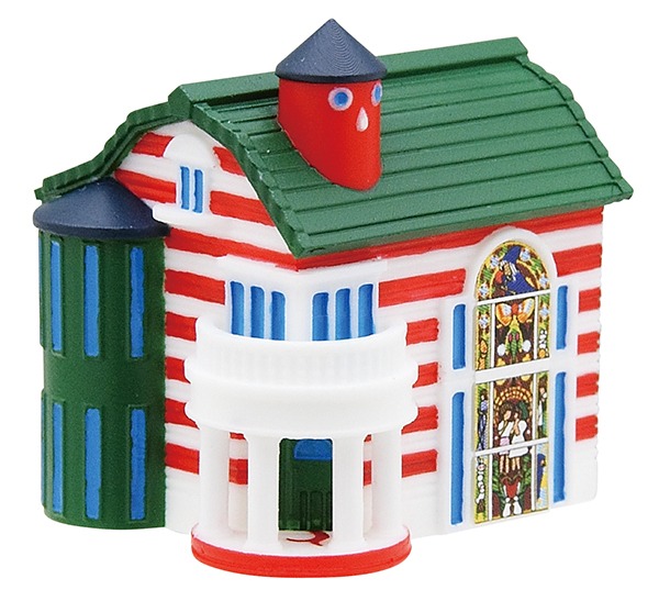 楳図かずお フィギュアストラップ「UMEZZ HOUSE」(c)楳図かずお