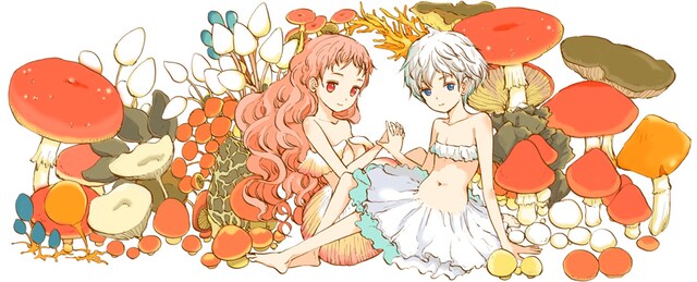 「きのこ人間の結婚」カット