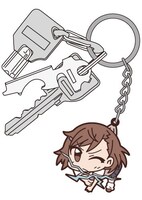 「とある科学の超電磁砲S」の「御坂美琴つままれキーホルダー」の使用例。(C)鎌池和馬／冬川基／アスキー・メディアワークス／PROJECT-RAILGUN S