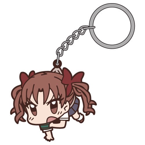 「とある科学の超電磁砲S」の「白井黒子つままれキーホルダー」。(C)鎌池和馬／冬川基／アスキー・メディアワークス／PROJECT-RAILGUN S
