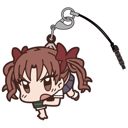 「とある科学の超電磁砲S」の「白井黒子つままれストラップ」。(C)鎌池和馬／冬川基／アスキー・メディアワークス／PROJECT-RAILGUN S