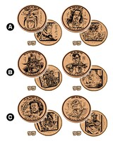 G賞「断末魔両面コースター」 (c)武論尊・原哲夫/NSP 1983, 版権許諾証 GR-013