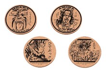 G賞「断末魔両面コースター」 (c)武論尊・原哲夫/NSP 1983, 版権許諾証 GR-013