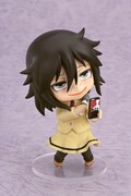 電動マッサージ機を手に、悦に入る「ねんどろいど 黒木智子」。(c)谷川ニコ/スクウェアエニックス・「ワタモテ」製作委員会