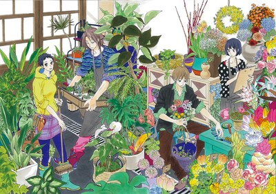 「夏雪ランデブー 番外編」カバーイラスト。