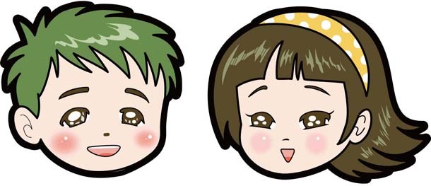 「日本応援プロジェクト」のロゴ。(c)里中満智子／株式会社ニコ