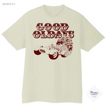 笠辺哲のTシャツ「グッド・オールディズ」（ロウホワイト）。
