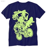 鬼頭莫宏のTシャツ「Ham The Power」（ネイビー）。