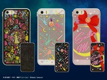 画像左より「ステンドグラス柄」「シルエット総柄」「ブローチ＆リボン柄」。（C）武内直子・PNP・東映アニメーション（C）Naoko Takeuchi