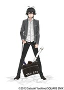 ヨシノサツキ「はんだくん」扉イラスト