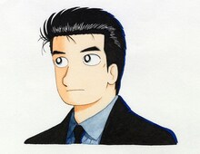 山岡士郎 (c)雁屋哲・花咲アキラ／小学館・ビッグコミックス