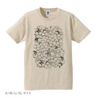 もやしもん 菌Tシャツ（ヘザーベージュ）。価格は3780円。
