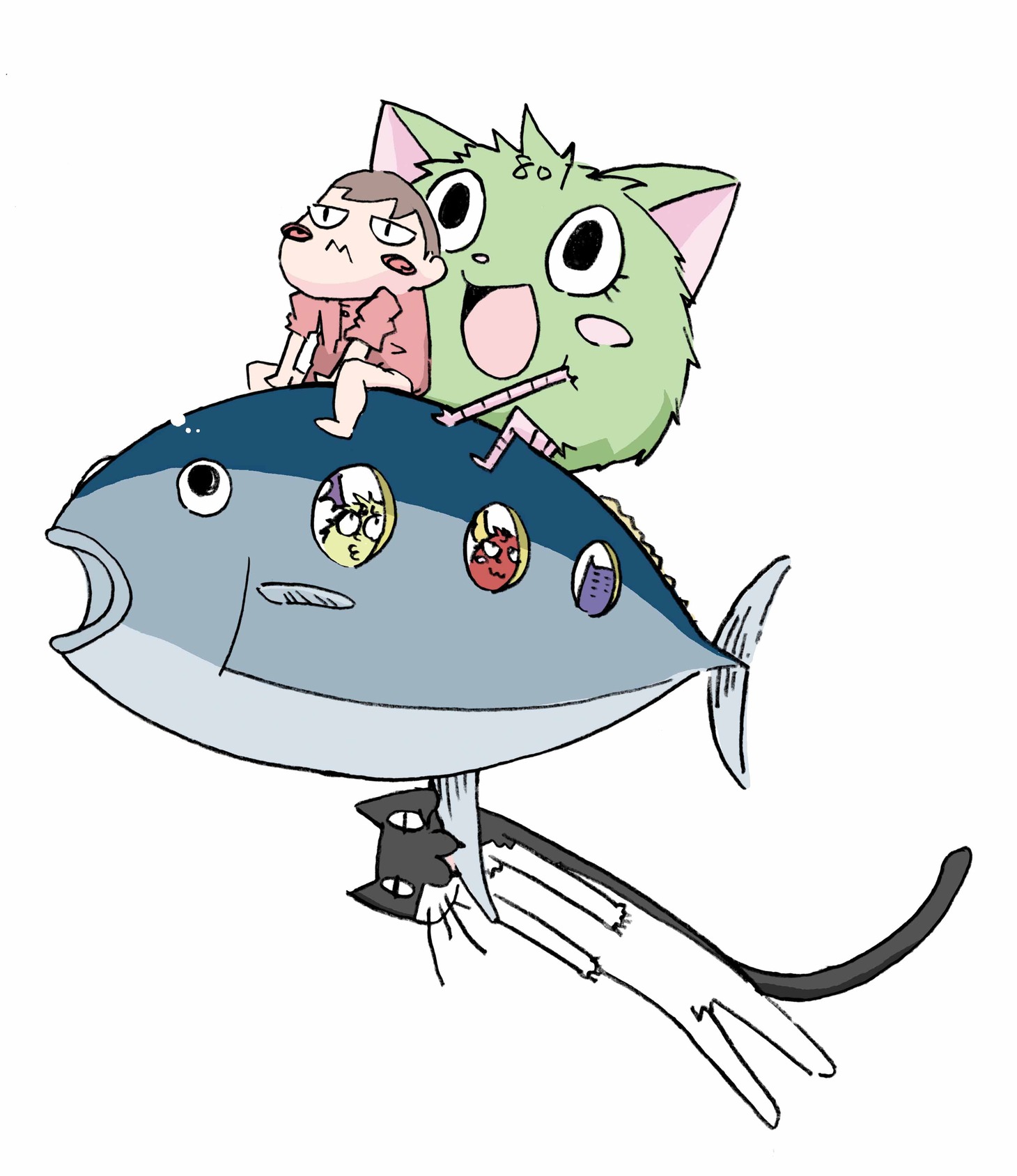 「となりの801ちゃん」カット (c)小島アジコ/御薗橋801商店街振興組合/宙出版（原案キャラクター作成者/はるな）