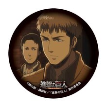 ジャン・キルシュタインの缶マグネット。(c)諫山創・講談社／「進撃の巨人」製作委員会