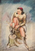 小野佐世男「無題」