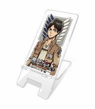 エレン・イェーガーのスマートフォン用スタンド。(c)諫山創・講談社／「進撃の巨人」製作委員会