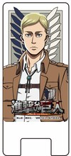 エルヴィン・スミスのスマートフォン用スタンド。(c)諫山創・講談社／「進撃の巨人」製作委員会
