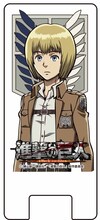 アルミン・アルレルトのスマートフォン用スタンド。(c)諫山創・講談社／「進撃の巨人」製作委員会