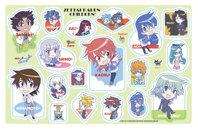 「絶対可憐チルドレン」36巻の限定版に付属しているマグネットシート。