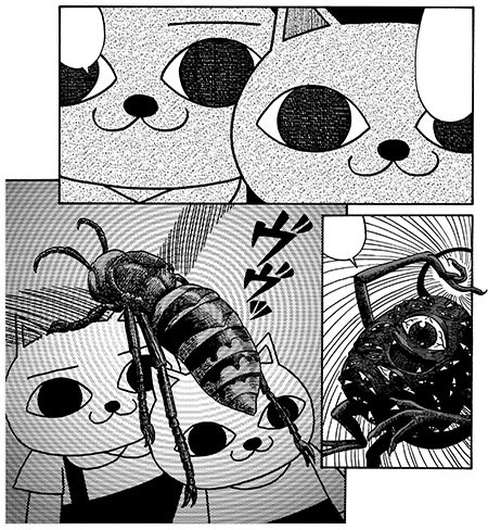 ねこぢるy「おばけアパート・前編」より。