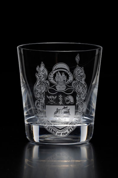 「Heraldic Luffy ~Heraldic series~」モンキー・D・ルフィのタンブラーグラス。(c)尾田栄一郎/集英社・フジテレビ・東映アニメーション