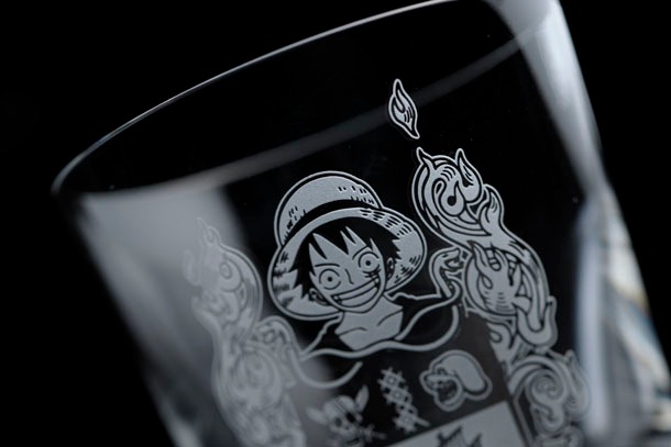 「Heraldic Luffy ~Heraldic series~」モンキー・D・ルフィのタンブラーグラス。(c)尾田栄一郎/集英社・フジテレビ・東映アニメーション