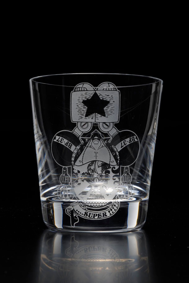 「Heraldic Franky ~Heraldic series~」フランキーのタンブラーグラス。(c)尾田栄一郎/集英社・フジテレビ・東映アニメーション