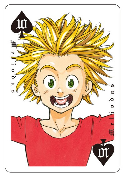 「七つの大罪」と資生堂unoのコラボトランプ。