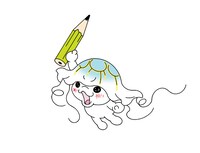 鈴木志保が手がけたくらげバンチのマスコット。