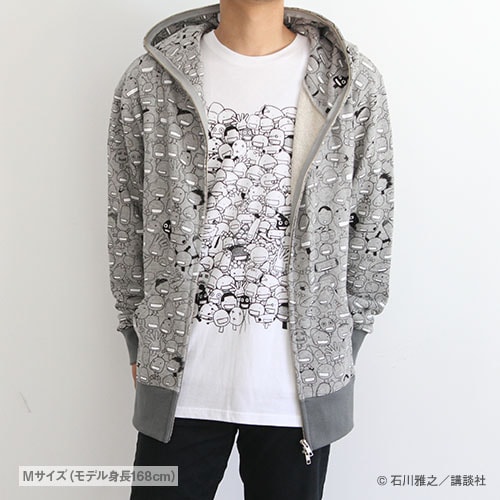 「もやしもん 総柄菌パーカー」。価格は9450円。