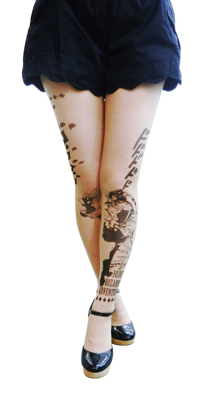 「『ジョジョの奇妙な冒険』タトゥーストッキング」ジョナサン・ジョースター (c)荒木飛呂彦／集英社・ジョジョの奇妙な冒険製作委員会
